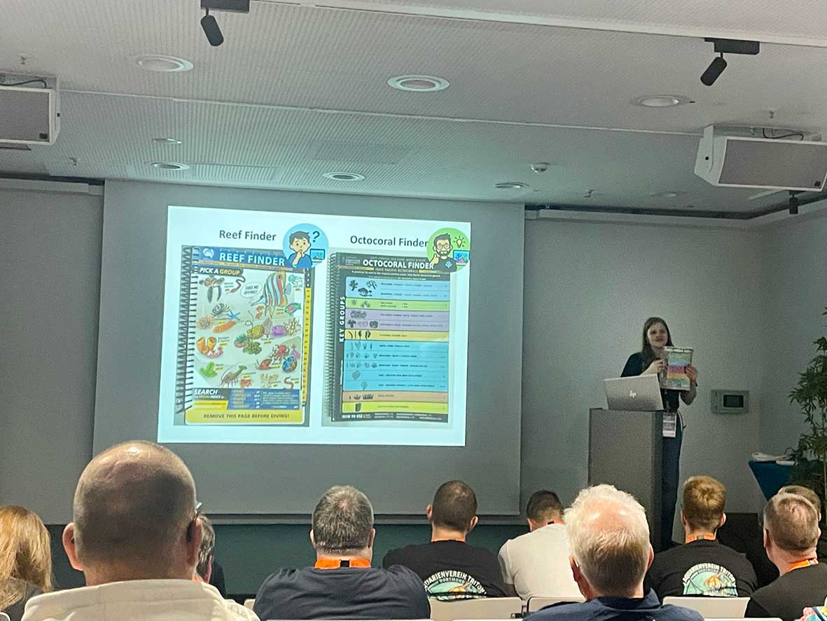 Coral Finder talk by Dr Mareen Moeller at the Nordriff fair