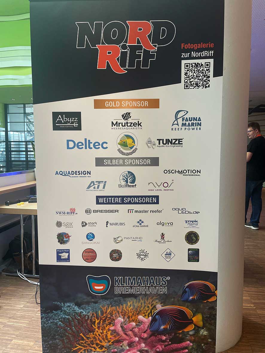 Marine aquarium exhibitors at the Nordriff fair 2026